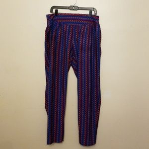 Bisou Bisou L size tropical casual pants